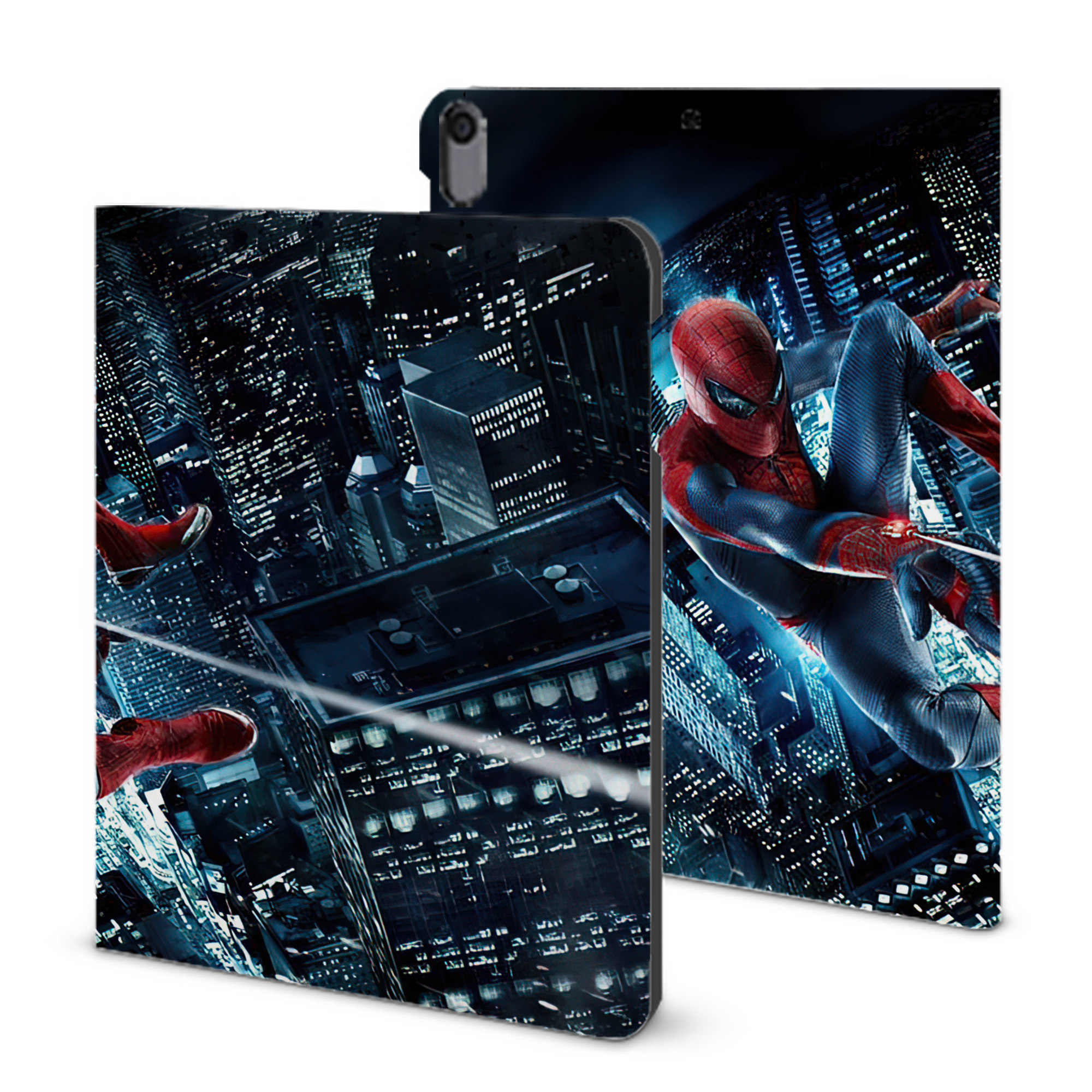 （画像用） アベンジャーズ The Avengers IPad ケース ブック型 PUレザー TPU 耐衝撃 軽量 薄型 ペン収納なし 全面保護 IPad 各モデル対応